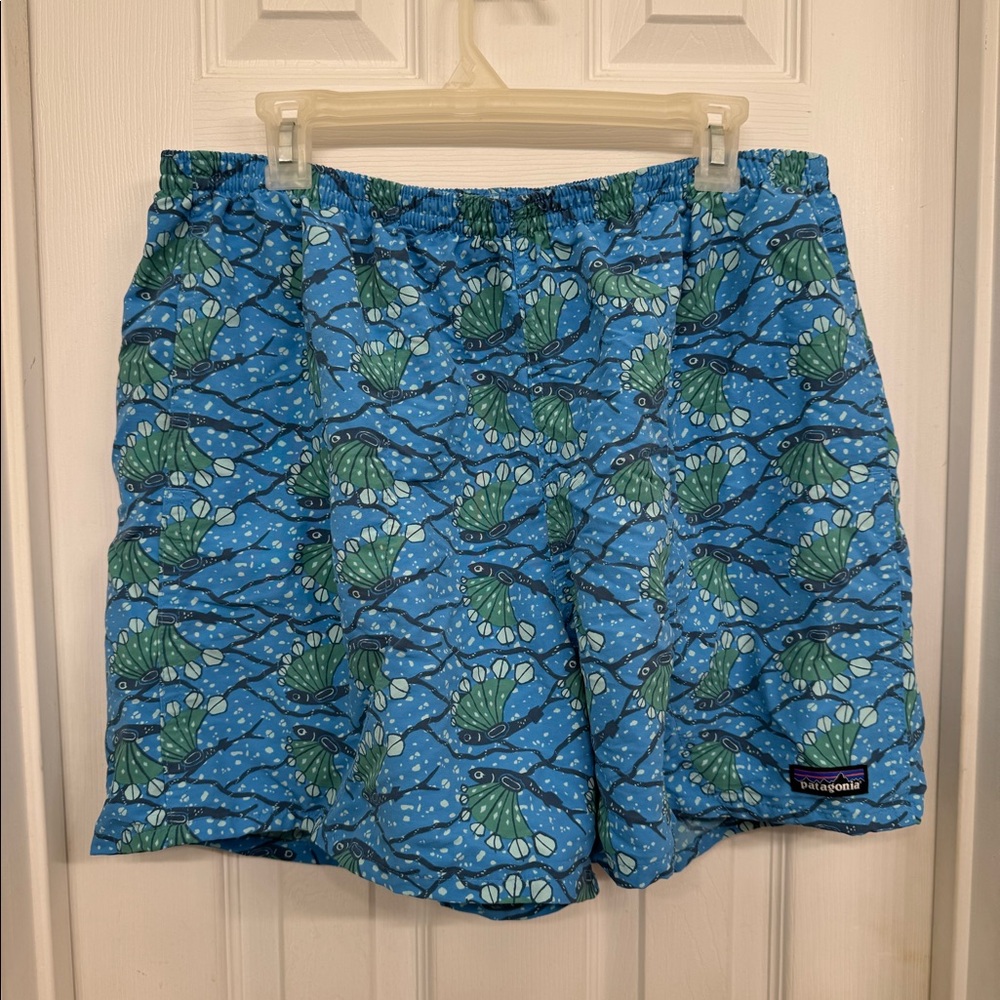XL Men’s Patagonia Baggies Flyfish Blue